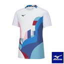 ◆◆メール便発送 【特価】 <ミズノ> MIZUNO ゲームシャツ(ユニセックス) 62JAA042 (01) テニス&バドミントン