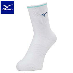 ◆◆送料無料 メール便発送 ＜ミズノ＞ MIZUNO ミドルソックス(ユニセックス) 62JXA005 (01) テニス＆バドミントン