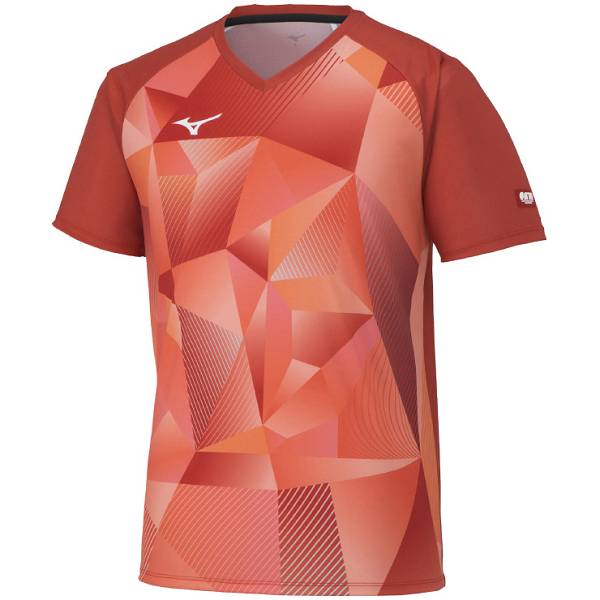 ◆◆メール便発送 【特価】 ＜ミズノ＞ MIZUNO ゲームシャツ（V首、ユニセックス） 82JAA001 (57) 卓球