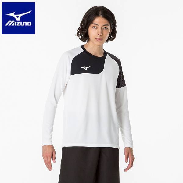 ミズノ ◆◆送料無料 メール便発送 【クリアランス】【返品・交換不可】 ＜ミズノ＞ MIZUNO Tシャツ（長袖）(ユニセックス) 32MAA140 (01) トレーニング