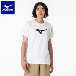 ミズノ ◆◆送料無料 メール便発送 ＜ミズノ＞ MIZUNO Tシャツ（ビッグRBロゴ）(ユニセックス) 32MAA155 (01) トレーニング