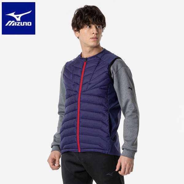 ◆◆【クリアランス】【返品・交換不可】 ＜ミズノ＞ MIZUNO テックフィルハイブリッドベスト(ユニセックス) 32MEA537 (13) トレーニング