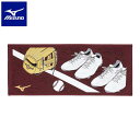 ◆◆送料無料 定形外発送 ＜ミズノ＞ MIZUNO 今治製:部活フェイスタオル（野球）(ユニセックス) 32JYB120 (00) トレーニング