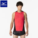 ◆◆メール便発送 【特価】 <ミズノ> MIZUNO MTCモデル レーシングシャツ(ユニセックス) U2MAB002 (63) 陸上競技