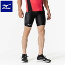 ◆◆メール便発送 【特価】 <ミズノ> MIZUNO シーズンモチーフのプリント入りのハーフタイツ(ユニセックス) U2MBB013 (09) 陸上競技