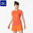 ◆◆メール便発送 【特価】 <ミズノ> MIZUNO ドライエアロフロープレミアムTシャツ(オーロラ)(レディース) J2MAB202 (53) ランニング
