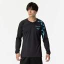 ◆◆メール便発送 【特価】 <ミズノ> MIZUNO N-XTプラクティスシャツ(長袖)(ユニセックス) V2MAB511 (92) バレーボール
