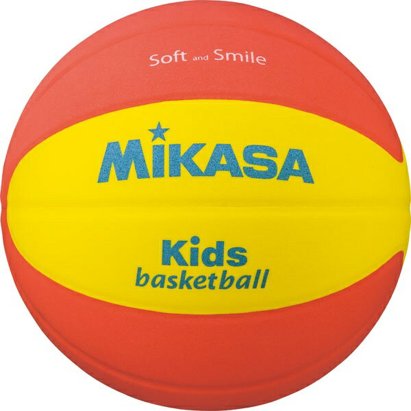 ◆◆定形外発送 ＜ミカサ＞ MIKASA スマイルバスケットボール SB512YO (イエロー／オレンジ)