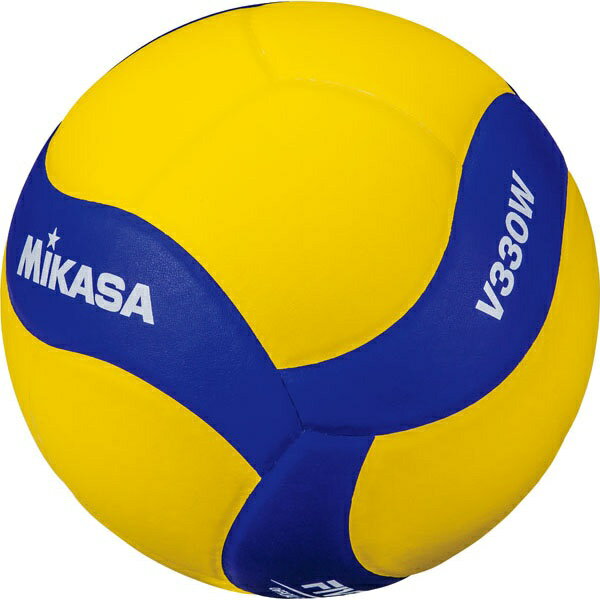 ◆◆ ＜ミカサ＞ MIKASA バレーボール V330W (ブルー／イエロー)