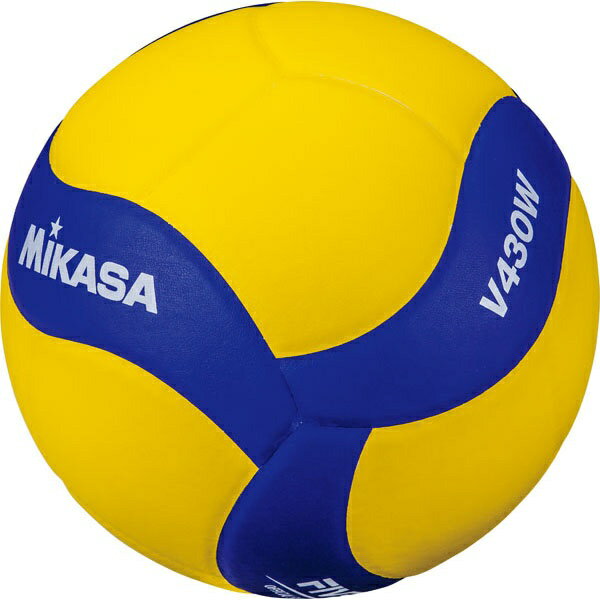 ◆◆ ＜ミカサ＞ MIKASA バレーボール V430W (ブルー／イエロー)