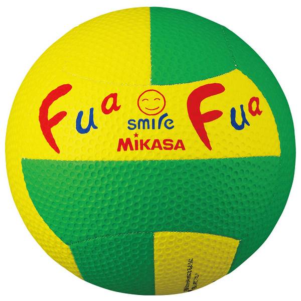 ◆◆ ＜ミカサ＞ MIKASA ふぁふぁドッジ2号縫い FFD2YG (黄×緑×ピンク) ドッジボール