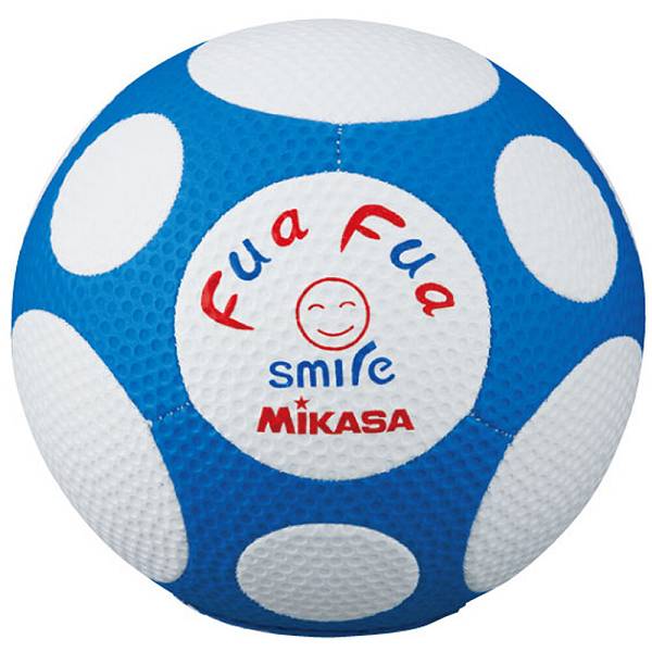 ◆◆ ＜ミカサ＞ MIKASA ふぁふぁサッカー縫い4号 FFF4WB (白×青) サッカー・フットサル