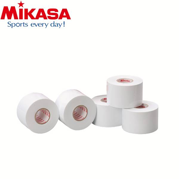 ◆◆ ＜ミカサ＞ MIKASA ラインテープ 40mm×25m×5巻き入 LTV4025W (白)