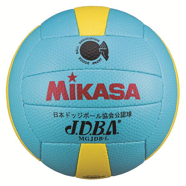 ◆◆ ＜ミカサ＞ MIKASA ドッジボール3号 MGJDBL (青×黄) ドッジボール