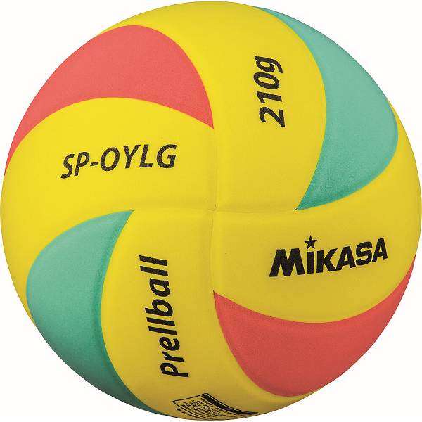 ◆◆ <ミカサ> MIKASA プレルボール SPOYLG (オレンジ×黄×緑) バレーボール