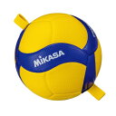 ◆◆ <ミカサ> MIKASA トレーニングボール4号 V400WATTR (黄×青) バレーボール