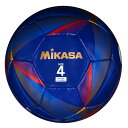 ◆◆ <ミカサ> MIKASA サッカーボール4号手縫い検定球 紺 FT428DNB サッカーボール