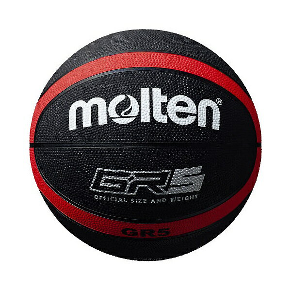 ◆◆定形外発送 ＜モルテン＞ MOLTEN GR5 BGR5KR (ブラック×レッド) (バスケットボール)