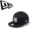 ◆◆ ＜ニューエラ＞ NEWERA キッズキャップ My 1st 9FIFTY ニューヨーク・ヤンキース ブラック × ホワイト 13561976