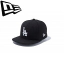 ◆◆ ＜ニューエラ＞ NEWERA キッズキャップ Child 9FIFTY ロサンゼルス・ドジャース ブラック × ホワイト 13562000