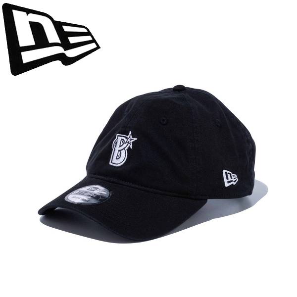 ◆◆ ＜ニューエラ＞ NEWERA キャップ 9THIRTY 横浜DeNAベイスターズ ウォッシュドコットン ミニロゴ ブラック × スノーホワイト 13562148