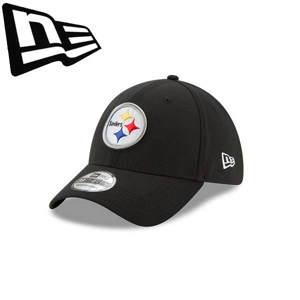 ◆◆ ＜ニューエラ＞ NEWERA キャップ 39THIRTY ピッツバーグ・スティーラーズ ブラック × チームカラー 13552127のサムネイル