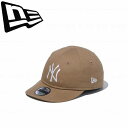 ◆◆ ＜ニューエラ＞ NEWERA キッズキャップ My 1st 9TWENTY ニューヨーク・ヤンキース カーキ × ホワイト 13561947