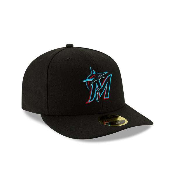◆◆ ＜ニューエラ＞ NEWERA キャップ LP 59FIFTY MLBオンフィールド マイアミ・マーリンズ ゲーム 14524667