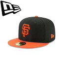 ◆◆ <ニューエラ> NEWERA キャップ 59FIFTY MLBオンフィールド サンフランシスコ・ジャイアンツ オルタネイト 14524853(4)