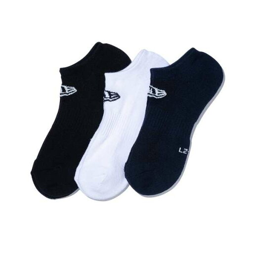 ◆◆メール便発送 <ニューエラ> NEWERA ソックス ショート 3ペア ブラック/ホワイト/ネイビー 14518168 ◆◆メール便発送 <ニューエラ> NEWERA ソックス ショート 3ペア ブラック/ホワイト/ネイビー 14518168