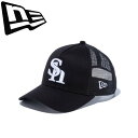 ◆◆ <ニューエラ> NEWERA キッズキャップ Youth 9FORTY A-Frame トラッカー 福岡ソフトバンクホークス ブラック 14524501