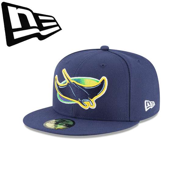 ◆◆ <ニューエラ> NEWERA キャップ 59FIFTY MLBオンフィールド タンパベイ・レイズ オルタネイト 14524845