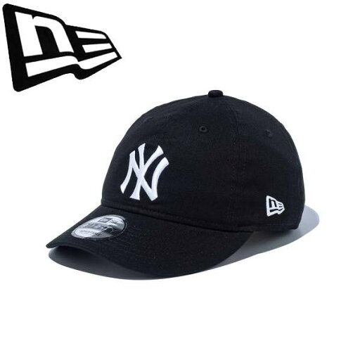◆◆ <ニューエラ> NEWERA キャップ 9THIRTY ニューヨーク・ヤンキース ノンウォッシュコットン ブラック × ホワイト 14525054 ◆◆ <ニューエラ> NEWERA キャップ 9THIRTY ニューヨーク・ヤンキース ノンウォッシュコットン ブラック × ホワイト 14525054