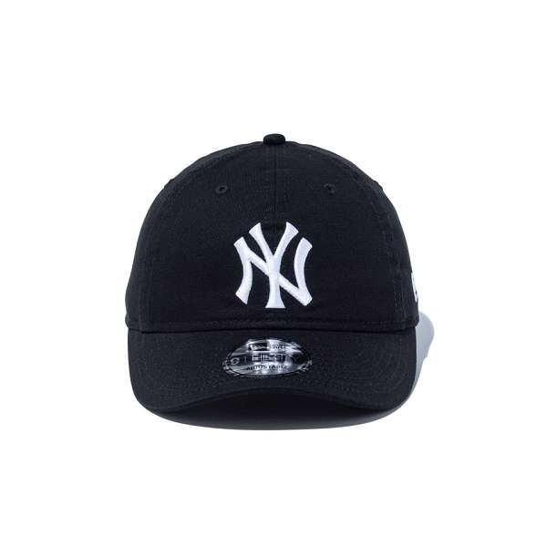 ◆◆ ＜ニューエラ＞ NEWERA キャップ 9THIRTY ニューヨーク・ヤンキース ノンウォッシュコットン ブラック × ホワイト 14525054