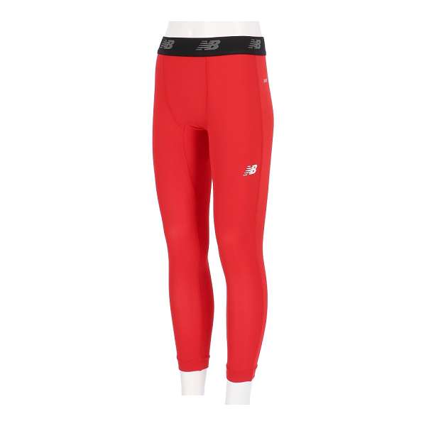 ◆◆メール便発送 ＜ニューバランス＞ NEW BALANCE ジュニアストレッチインナーロングパンツ (JJPF7385) (RED：RED)