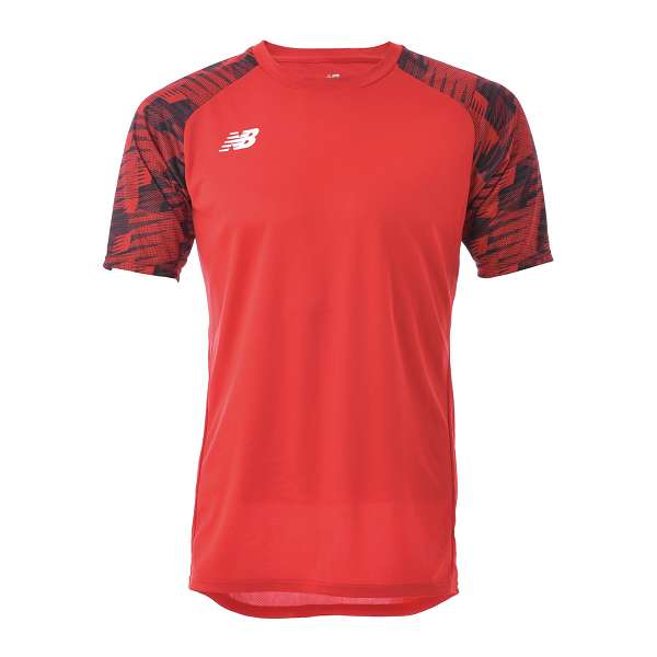 ◆◆メール便発送 ＜ニューバランス＞ NEW BALANCE ゲームシャツ (JMTF1417) (RED：RED)