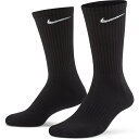 ◆◆メール便発送 <ナイキ> NIKE 3P エブリデイ クッション クルー ソックス SX7664 (010)