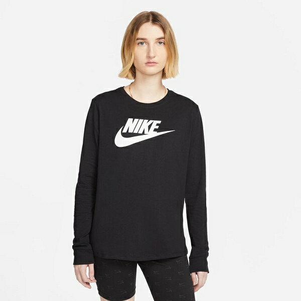 ◆◆送料無料 メール便発送 ＜ナイキ＞ NIKE ウィメンズ NSW X エッセンシャル ICN F L/S Tシャツ FJ0442 (010) 1