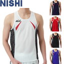 ◆◆メール便発送 <ニシスポーツ> NISHI ランニングトップ メンズ 陸上競技 2811A430