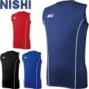 ◆◆メール便発送 <ニシスポーツ> NISHI レーシングノースリーブシャツ ユニセックス 陸上競技 N76-101