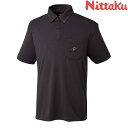 ◆◆メール便発送 <ニッタク> Nittaku ソフトポロシャツ NX2011 (71)ブラック 卓球