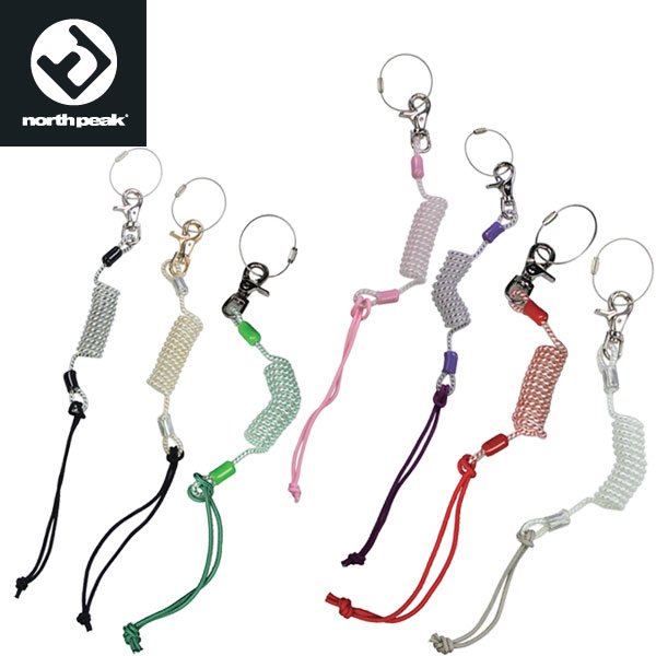 ◆◆メール便発送 ＜ノースピーク＞ 【north peak】 リーシュコード 最大長約100cm スノーボード NP-3156