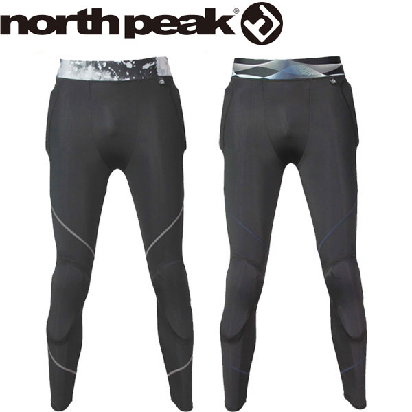 ◆◆ ＜ノースピーク＞ north peak ユニセックス ロングヒッププロテクター 最大パッド厚12mm スノーボード NP1246