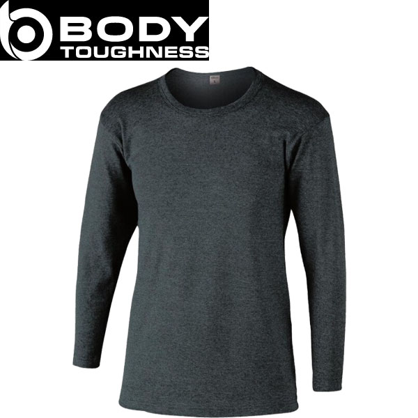 ◆◆メール便発送 ＜おたふく手袋＞ メンズ BTサーモ インナーシャツ 長袖丸首 JW-169