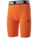 ◆◆メール便発送 <プーマ> PUMA コンプレッション ジュニアショートタイツ 656334 (08:ゴールデンポピー/プーマブラック)