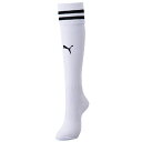◆◆ <プーマ> PUMA ライン入り ストッキング 729881 (04:プーマホワイト/プーマブラック)