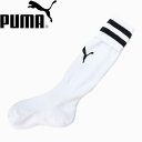 ◆◆ <プーマ> PUMA ライン入り ジュニア ストッキング 729882 (04:プーマホワイト/プーマブラック)