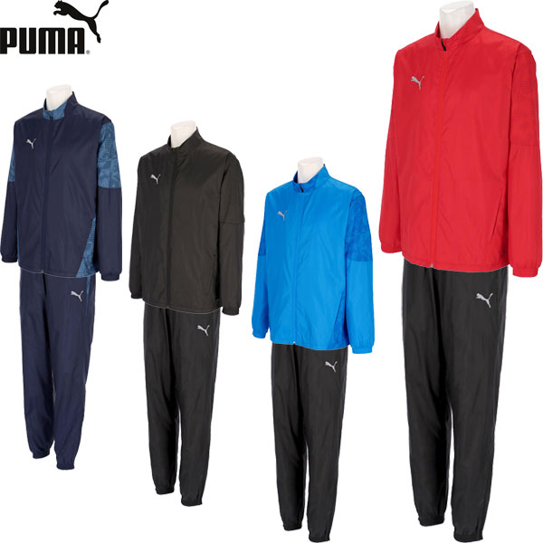 ◆◆ <プーマ> PUMA チームカップ 裏トリコットウーブンジャケット&裏トリコットピステパンツ メンズ ウィンドブレーカー 上下セット サッカー 66040...