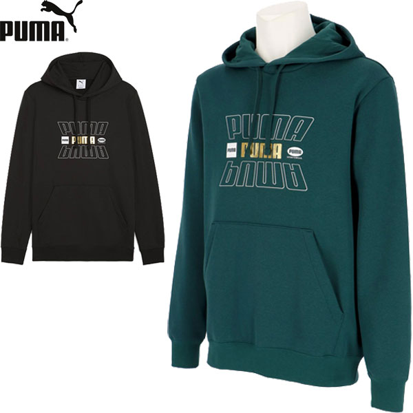 ◆◆ ＜プーマ＞ PUMA ESS LOGO LAB ホリデー フリース スウェットフーディー メンズ 691098