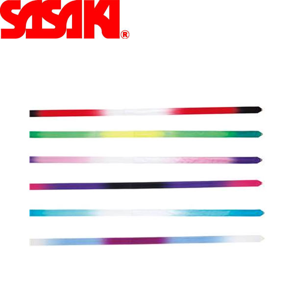 ◆◆メール便発送 ＜ササキ＞ SASAKI ハイピッチグラデーションリボン(長さ5m以上) F.I.G.(国際体操連盟)..